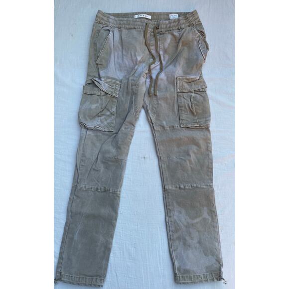 PacSun Mens Size Medium Slim Cargo Distressed Look Pants - Picture 1 of 6
